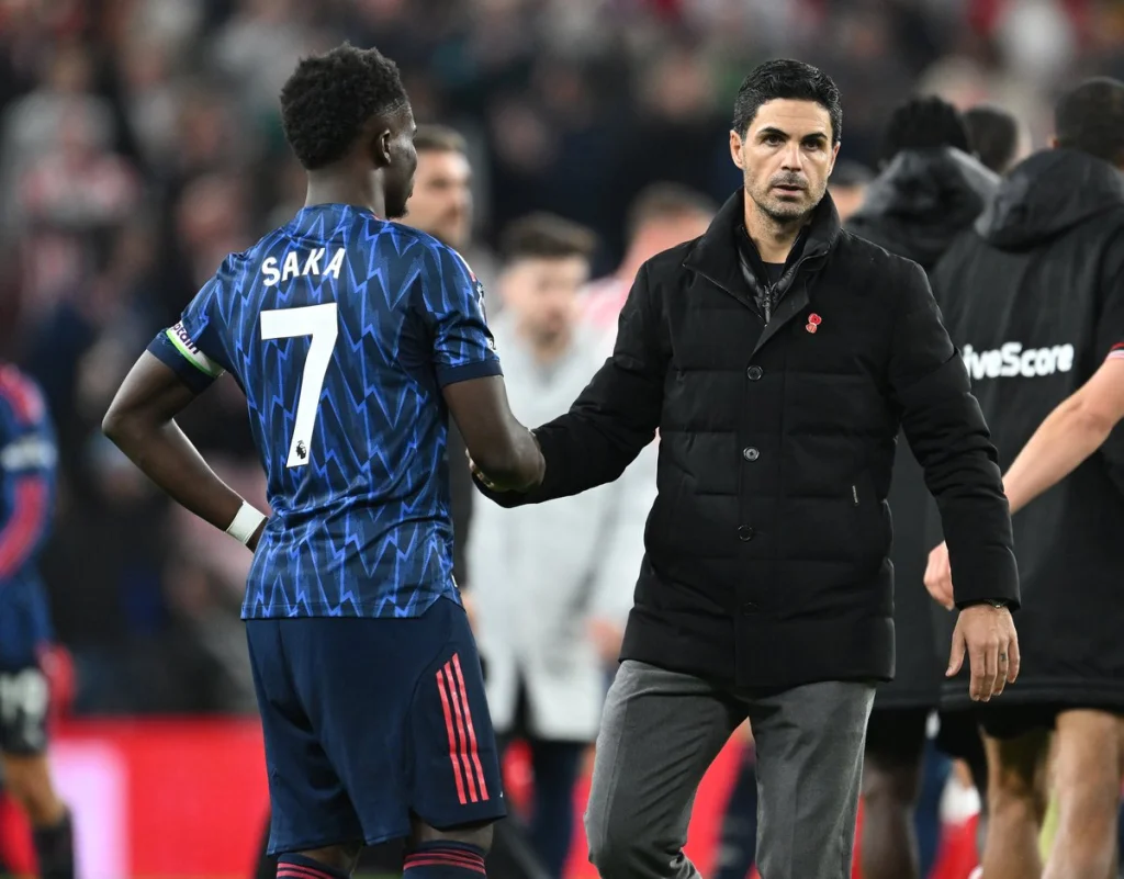 Arteta confiant pour la signature de Saka chez Arsenal ⚽
