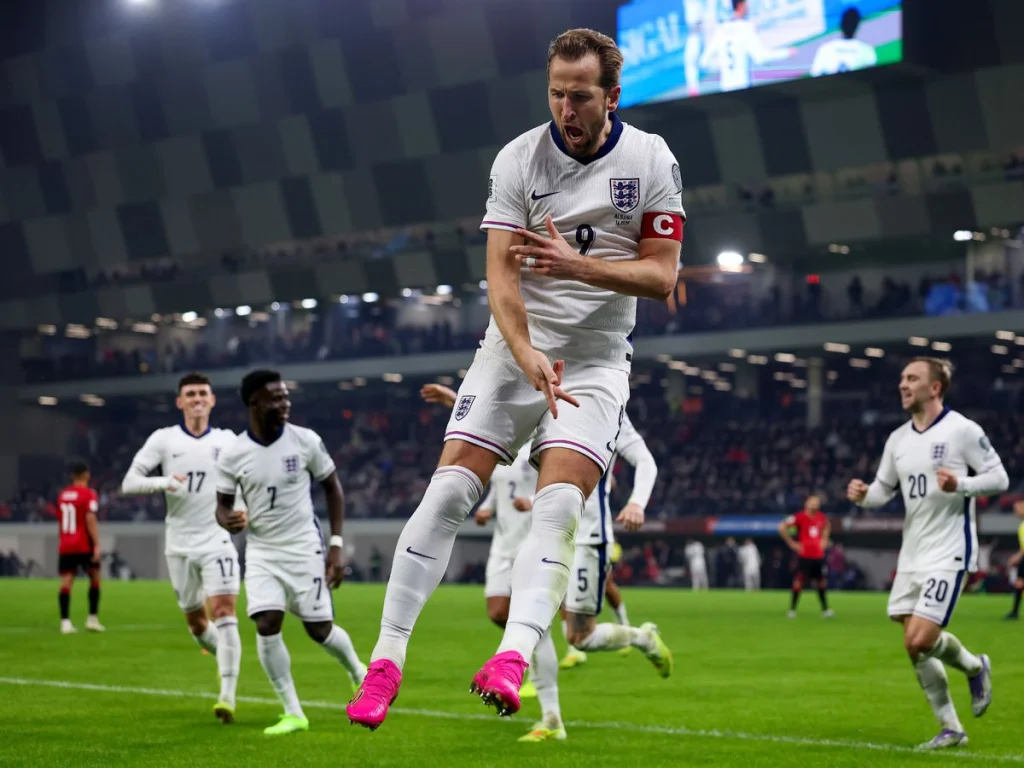 Angleterre bat record lors de la qualification au Mondial 2026 en Albanie