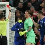 Idrissa Gueye expulsé lors d'Everton-Man United après altercation avec Keane