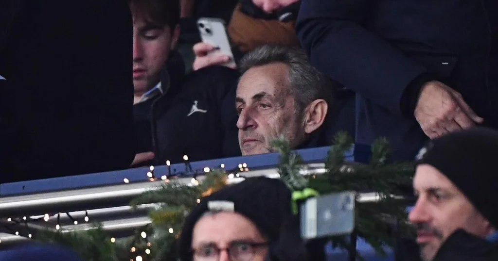Nicolas Sarkozy présent au Parc des Princes pour PSG-Le Havre