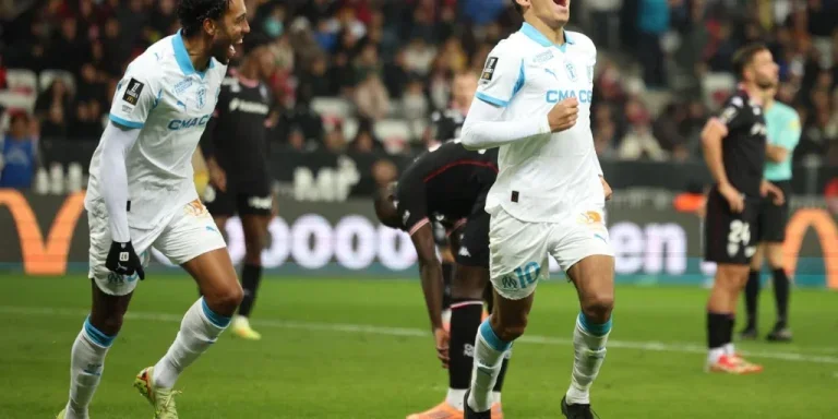 L’OM domine Nice et reprend la tête de la Ligue 1 avant le match contre Newcastle