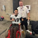 Teikivahimetani Guilloux Chevalier, héros du football en fauteuil roulant