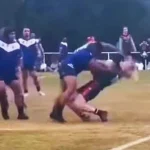 Le plaquage de rugby le plus impressionnant de 2025, vu par des millions