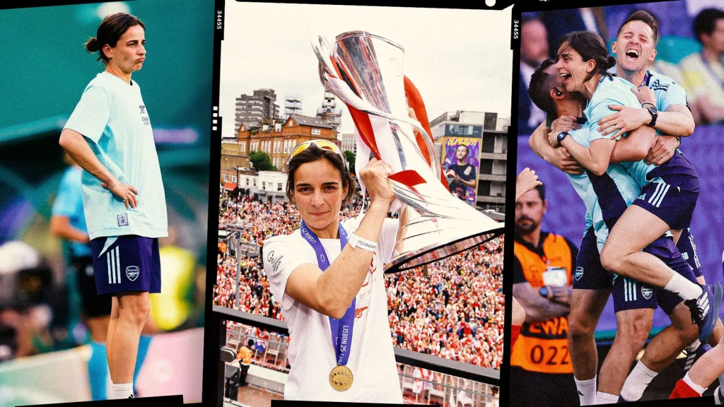 Arsenal Women's coach Renee Slegers revient sur leur victoire en Ligue des Champions