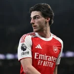 Declan Rice absent contre Aston Villa, crise à Arsenal