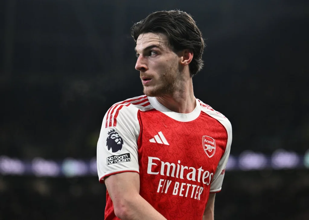 Declan Rice absent contre Aston Villa, crise à Arsenal