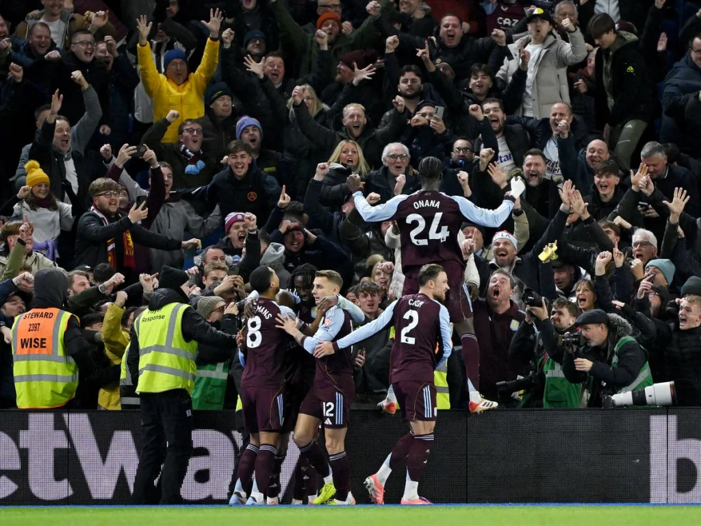 Unai Emery célèbre une victoire historique avec Aston Villa en Premier League