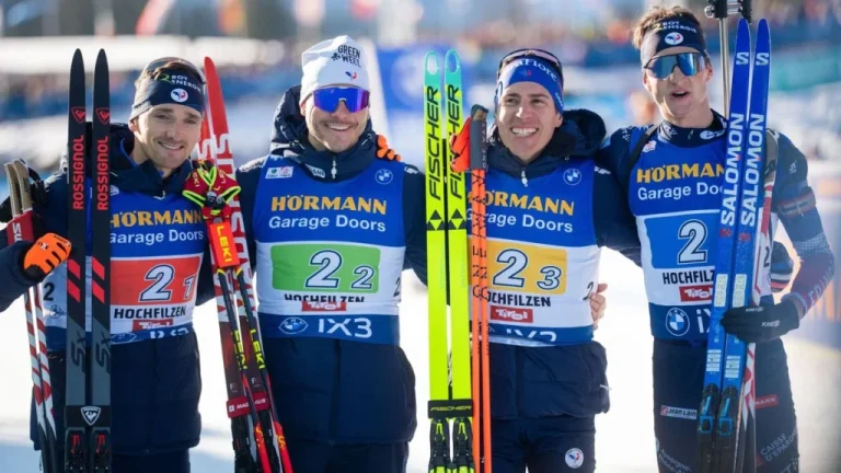 Coupe du monde de biathlon : la France termine deuxième à Hochfilzen