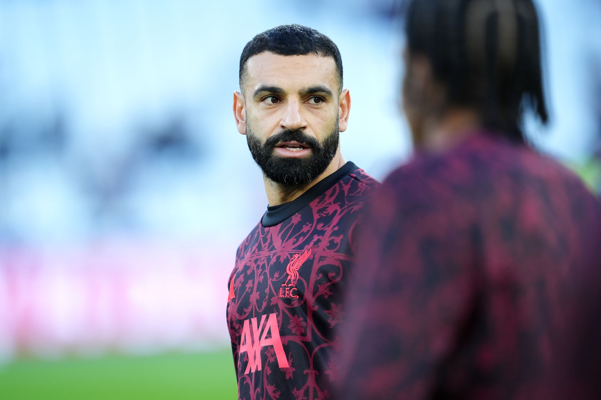 Salah n’était pas content d’être laissé sur le banc