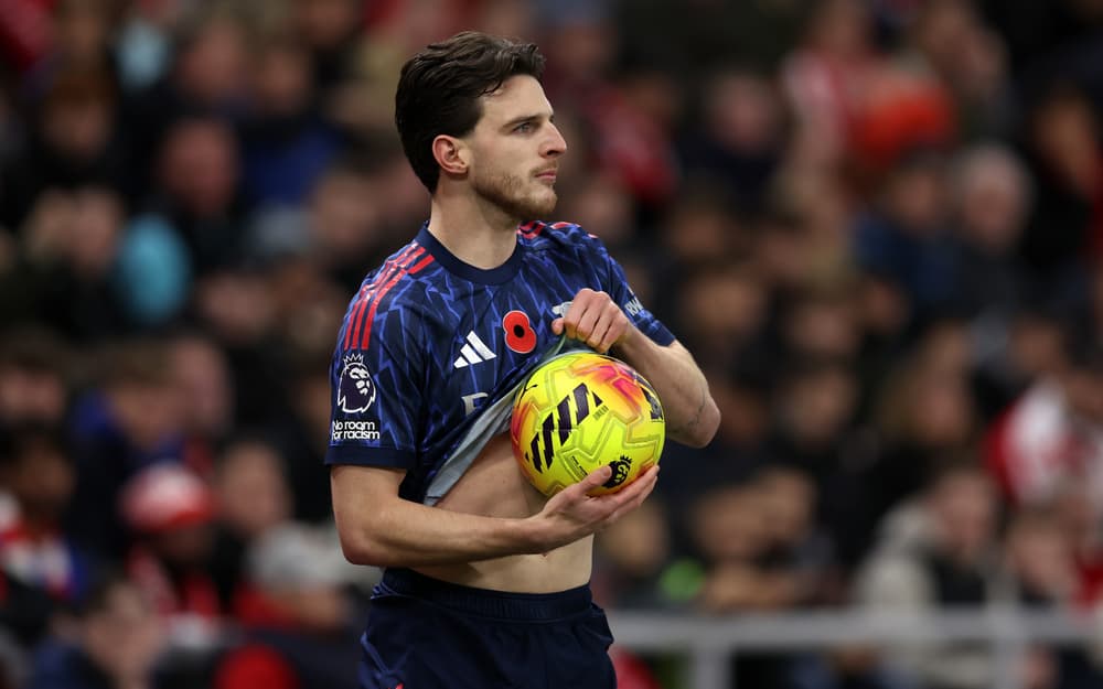 Declan Rice et Mikel Arteta