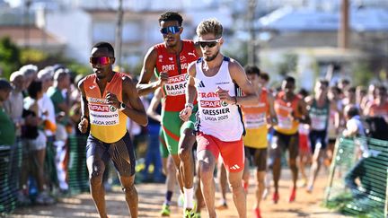 Ndikumwenayo et Gressier pendant la course