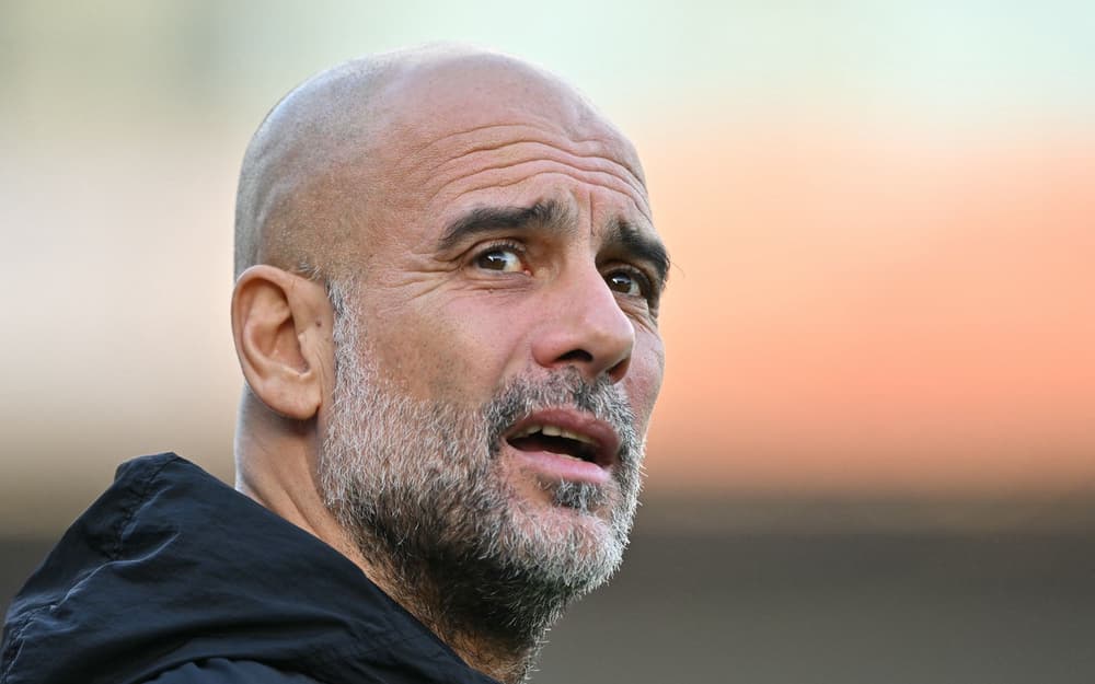 Pep Guardiola sur le banc de Manchester City