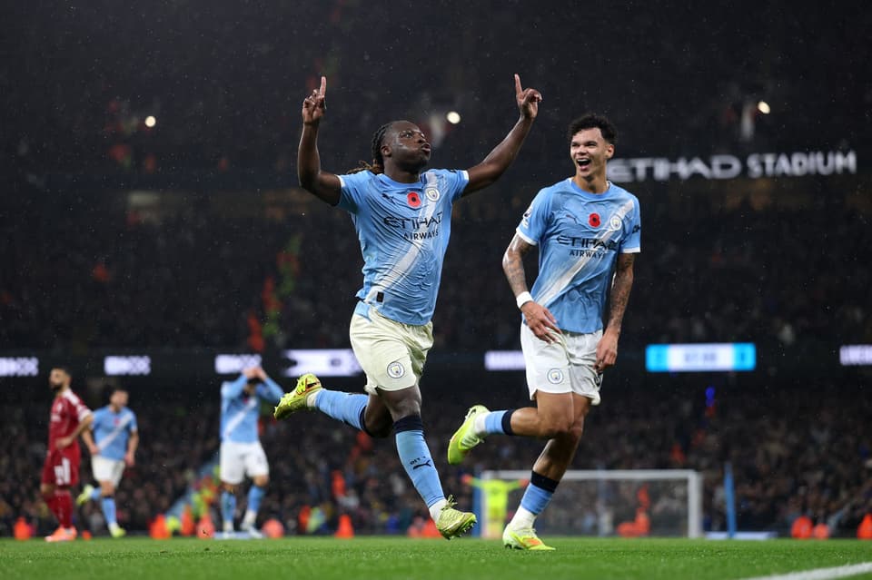 Jeremy Doku lors d'un entraînement