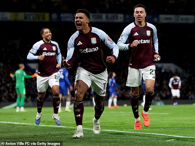 Ollie Watkins a marqué deux fois lors de la victoire d'Aston Villa contre Chelsea