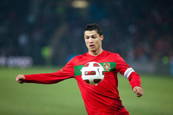 Cristiano Ronaldo en action