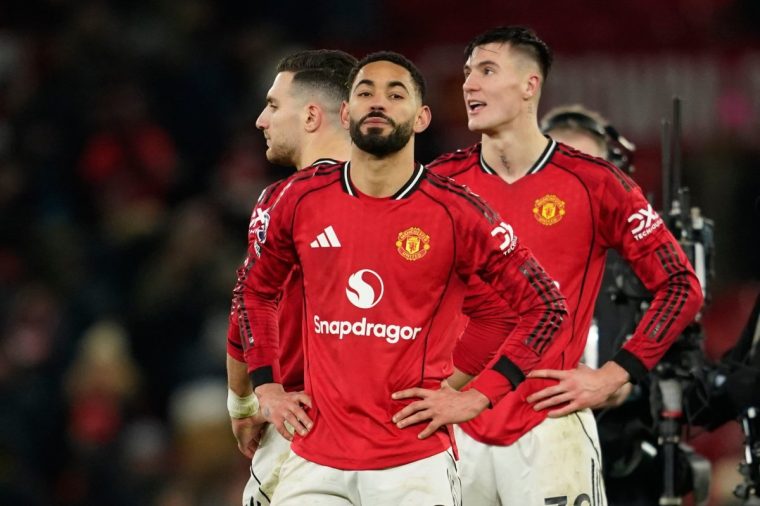 Manchester United apres le match contre Wolves