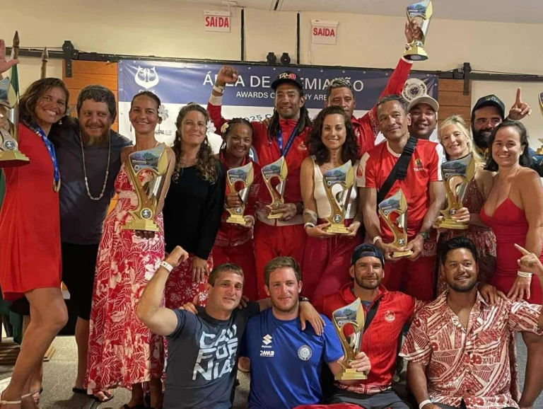 Tahitiens champions du monde de chasse sous-marine au Brésil