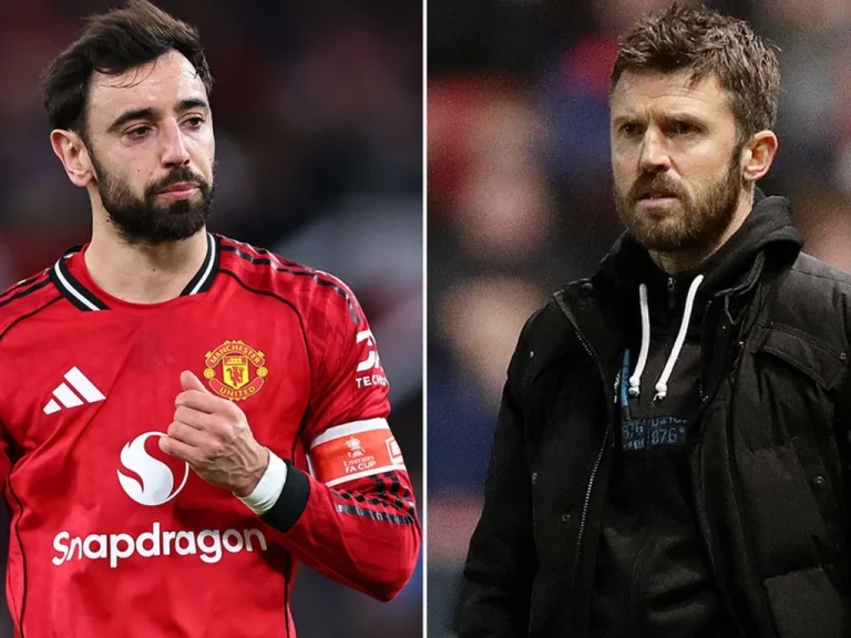 Bruno Fernandes voit en Carrick un futur grand entraîneur de Manchester United