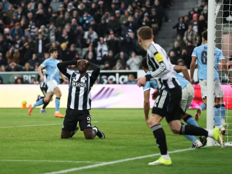 Newcastle United perd face à Manchester City : analyse et notes des joueurs