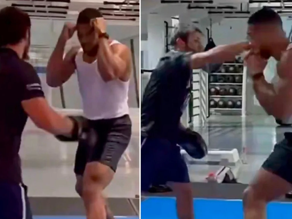 Anthony Joshua revient à la salle de sport après un grave accident