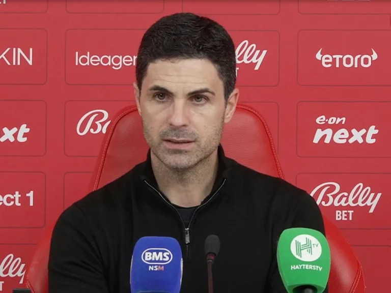 Arteta critique la VAR après le match Arsenal vs Nottingham Forest