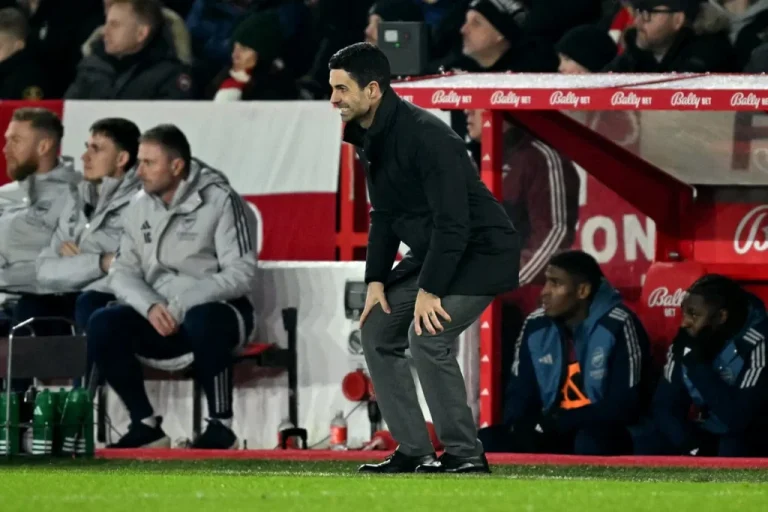 Arteta dénonce une décision controversée lors du match Arsenal vs Nottingham Forest