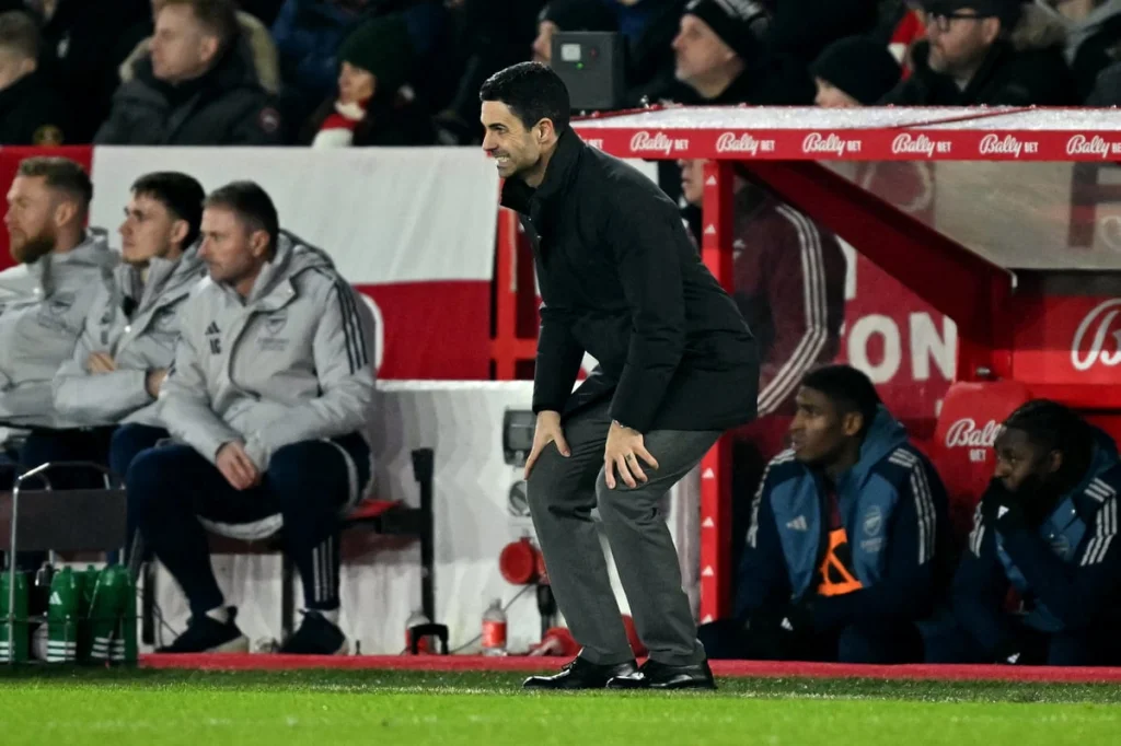 Arteta dénonce une décision controversée lors du match Arsenal vs Nottingham Forest