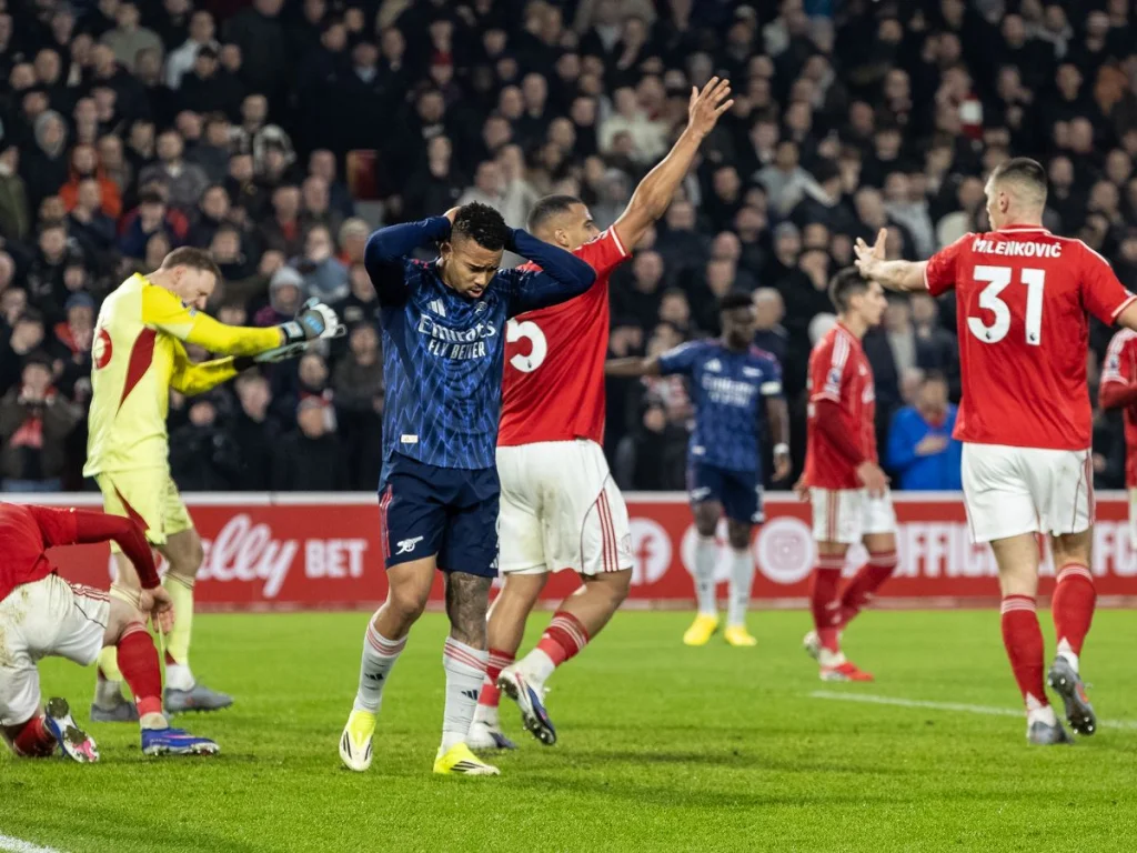 Arsenal ne profite pas de la défaillance de Man City face à Nottingham Forest