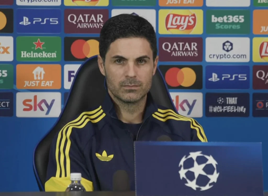 Arteta confirme l'absence de trois joueurs d'Arsenal face à l'Inter Milan