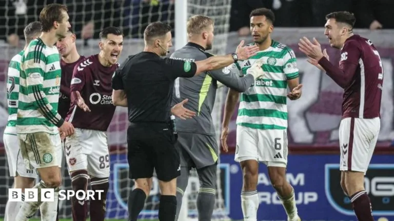 Match nul entre Hearts et Celtic : polémique sur le carton rouge