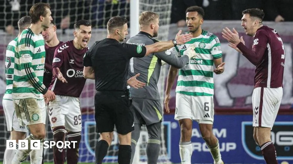 Match nul entre Hearts et Celtic : polémique sur le carton rouge