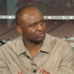 Patrick Vieira s'inquiète des performances d'Arsenal après la défaite contre Manchester United