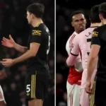 Clash entre Gabriel Magalhaes et Harry Maguire après Manchester United-Arsenal