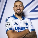 Jordan Larsson face à son père Henrik dans un match de Ligue des Champions