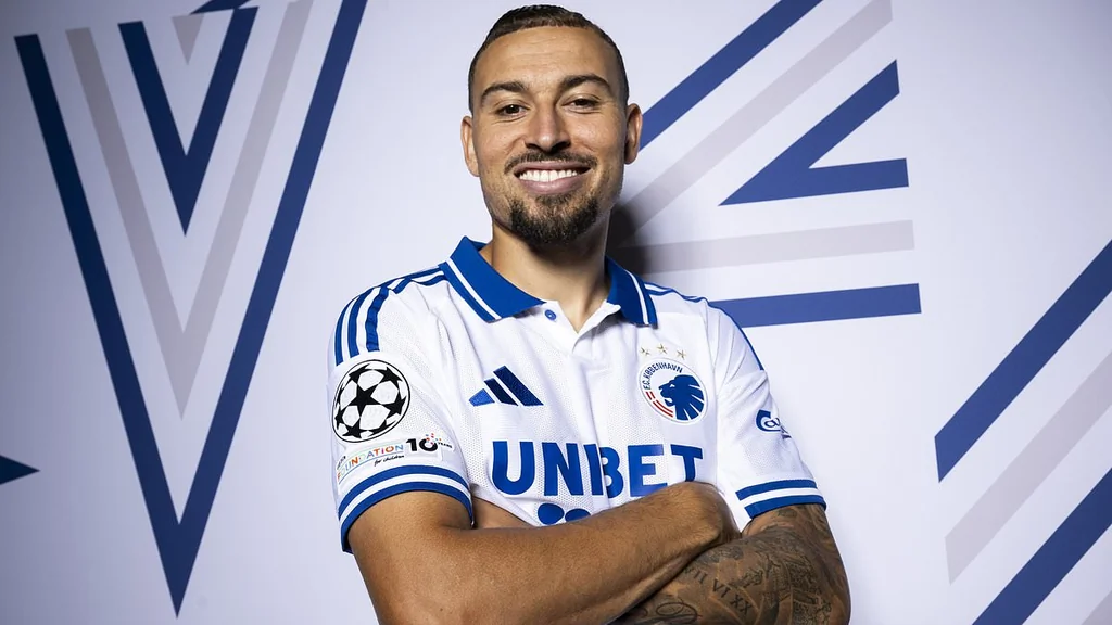 Jordan Larsson face à son père Henrik dans un match de Ligue des Champions