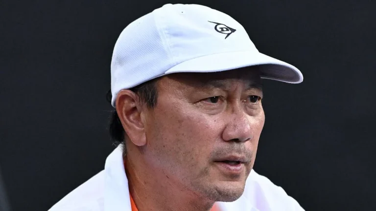 Michael Chang, la légende du tennis, à l'Australian Open 2024