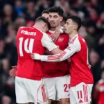 Arsenal domine Kairat et maintient son record en Ligue des Champions