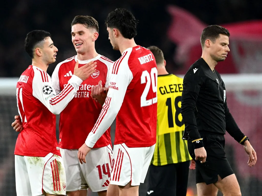 Arsenal en route vers les huitièmes de finale de la Ligue des Champions