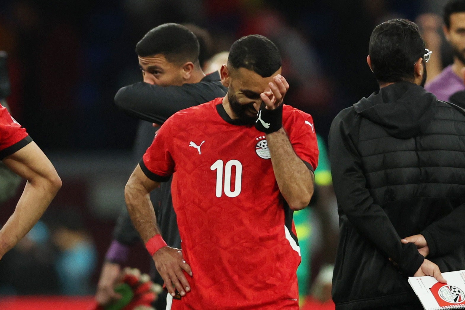Mohamed Salah semble déçu après la demi-finale