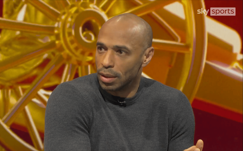 Thierry Henry sur Sky Sports