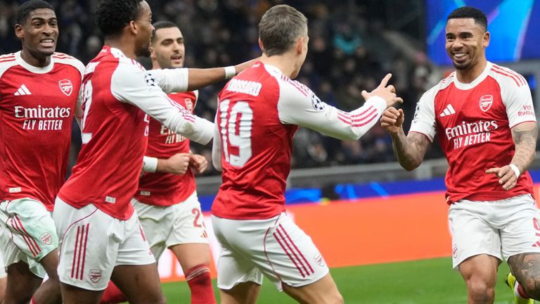 Gabriel Jesus célébrant son doublé