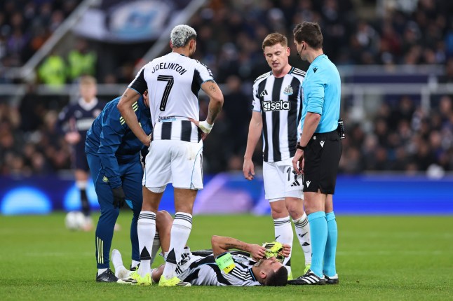 Bruno Guimaraes blessé contre PSV