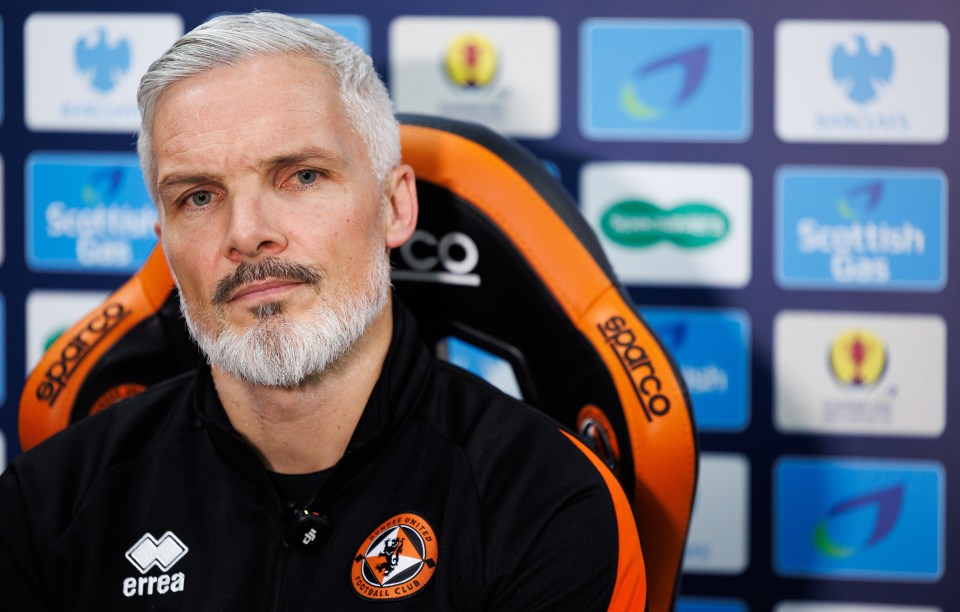 Dundee United staff sur le terrain