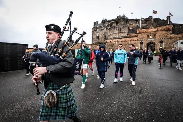 A pipe band lors de l