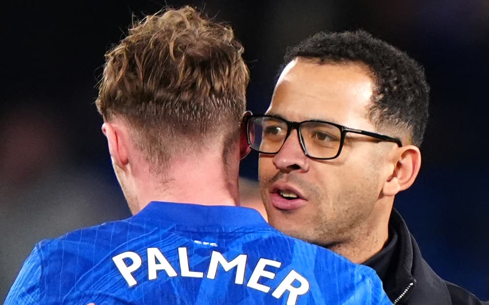 Liam Rosenior et Cole Palmer à Chelsea