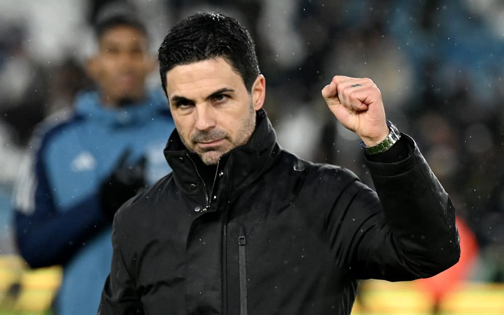 Mikel Arteta lors d'une apparition médiatique