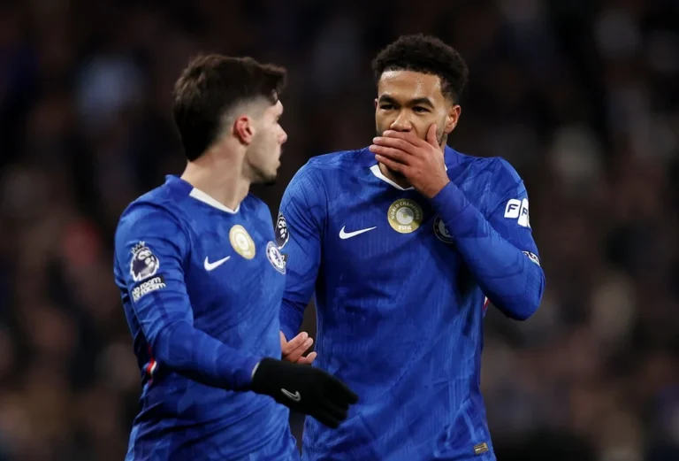 Chelsea : Reece James et Pedro Neto absents contre Arsenal