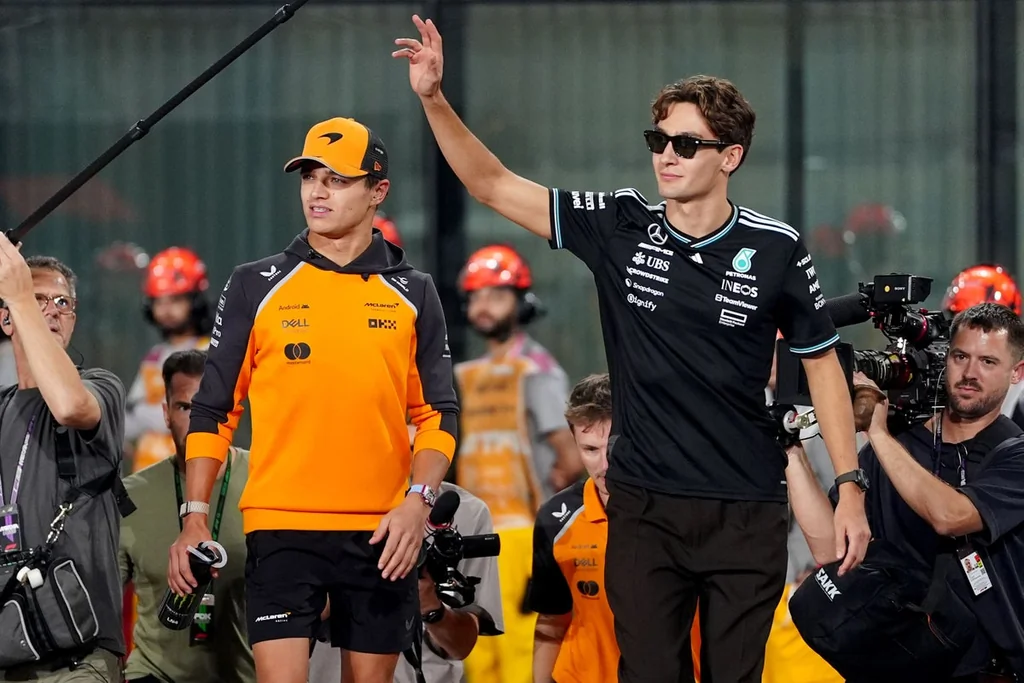 Lando Norris et George Russell prêts pour la saison 2024 de F1