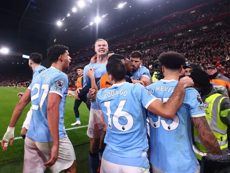 Manchester City remporte une victoire cruciale à Anfield en Premier League