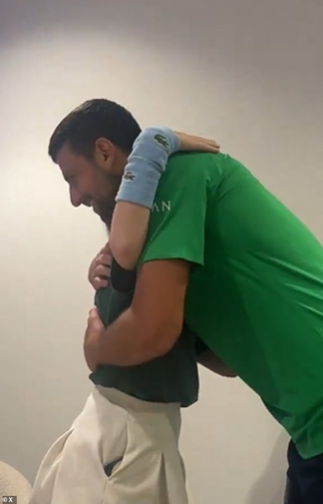 Imogen ému après avoir rencontré son joueur préféré